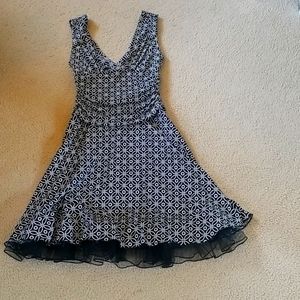 💫Cute black & white dress!